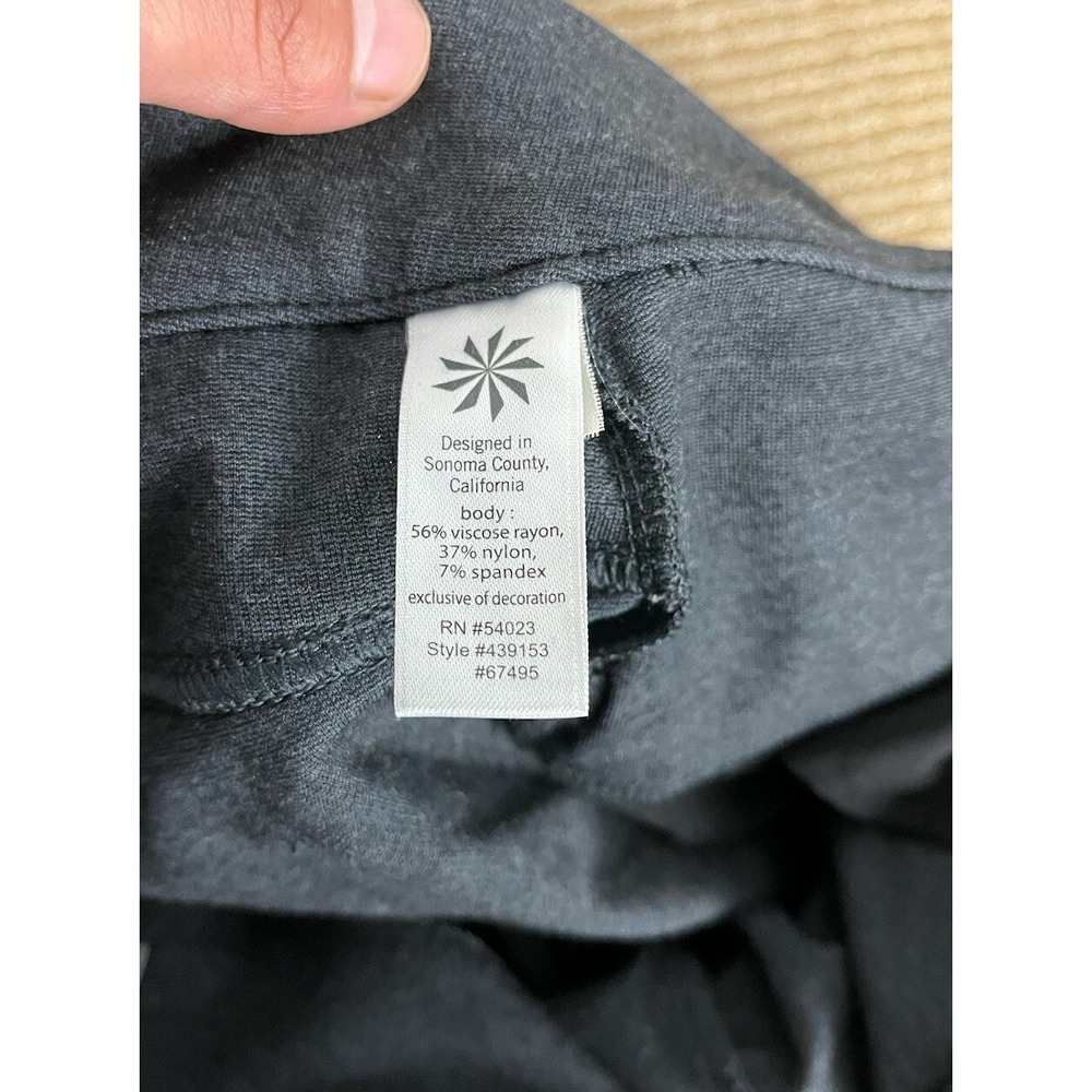 Athleta‎ Women's Avenue Ponte Skinny Pants Size 8 Dark Gray Stretch Pockets - Picture 10 of 10